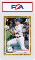 Gavin Lux 2020 Bowman Chrome X Rookie Gold X-Fractor /3 #83
