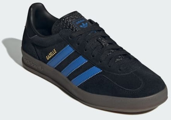adidas Gazelle Indoor 'Black Blue Gum' JQ2692 Shop adidas Gazelle Indoor 'Black Blue Gum' JQ2692
