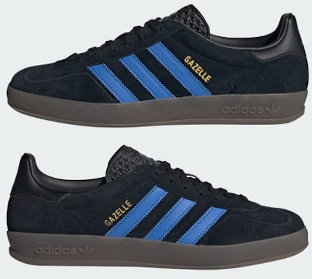 adidas Gazelle Indoor 'Black Blue Gum' JQ2692 Sizing adidas Gazelle Indoor 'Black Blue Gum' JQ2692