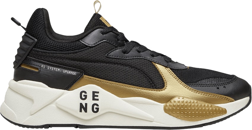 Puma rs black sales gold
