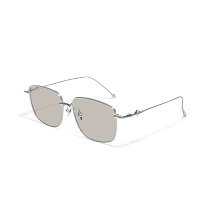 GENTLE MONSTER ACADEMYA Silver Irregular Metal Sunglasses Unisex Couples ACADEMYA-02(BR