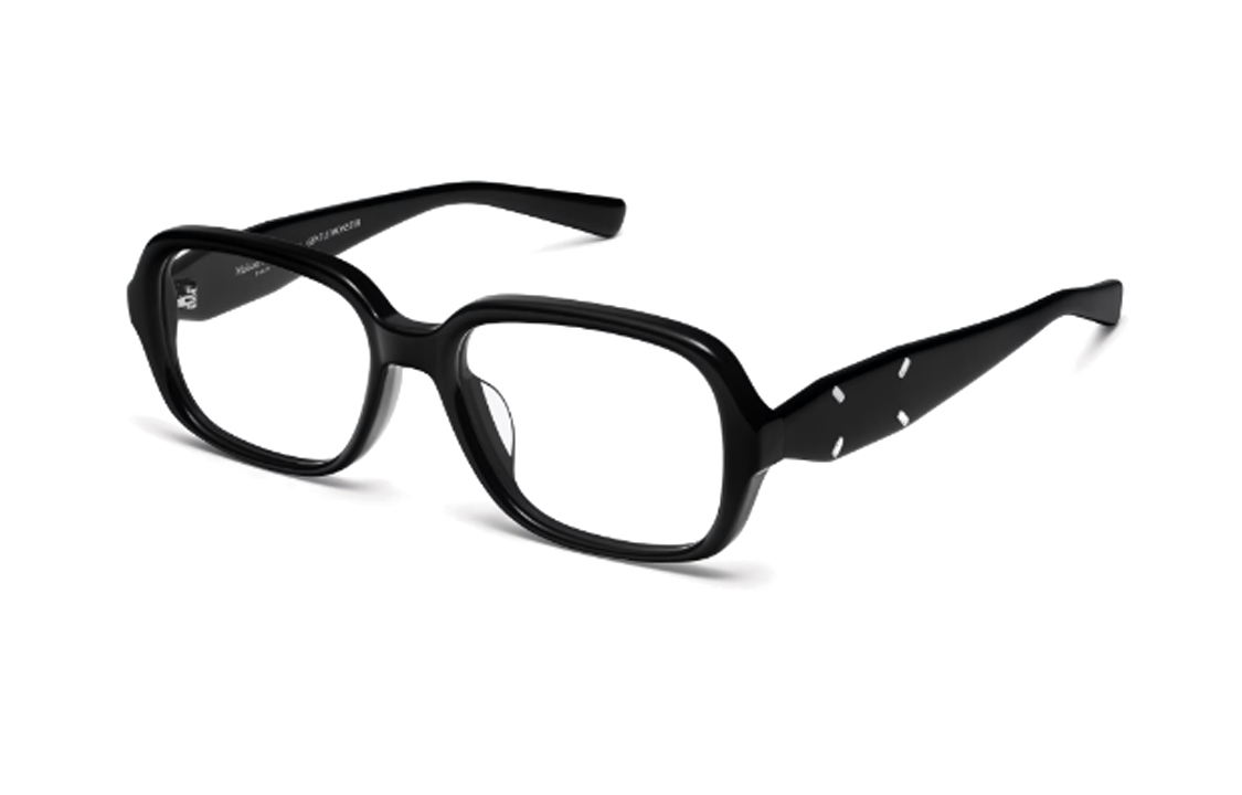 Gentle Monster Black Irregular Acetate Optical Glasses Unisex Couple Frame. MM11401