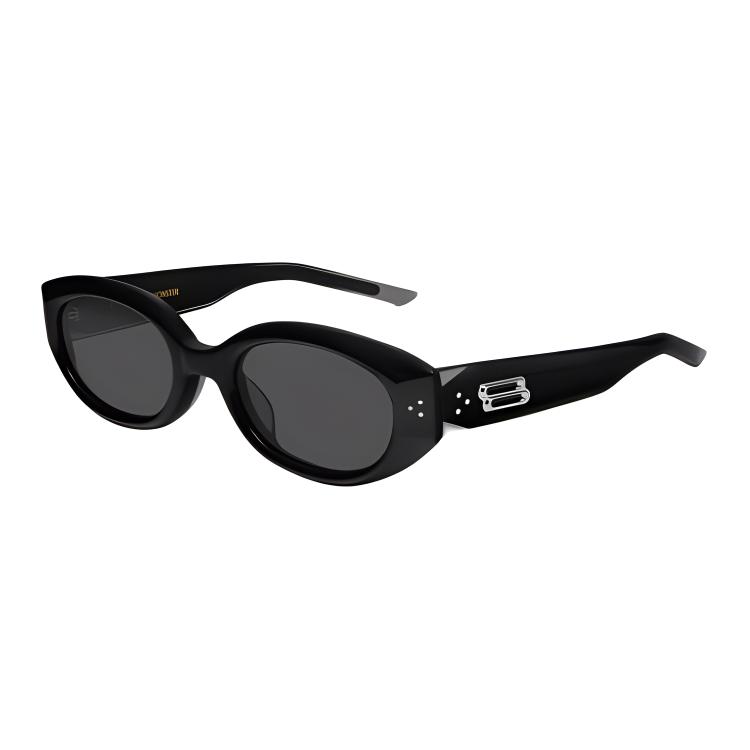 Gentle Monster Black Irregular Frame Sunglasses Unisex Couple Style. VOID-01