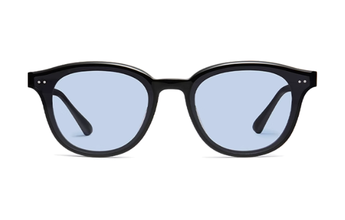 Lookbook Gentle Monster 黑色不規則框太陽眼鏡 男女情侶款潮流設計 JADE-01(B