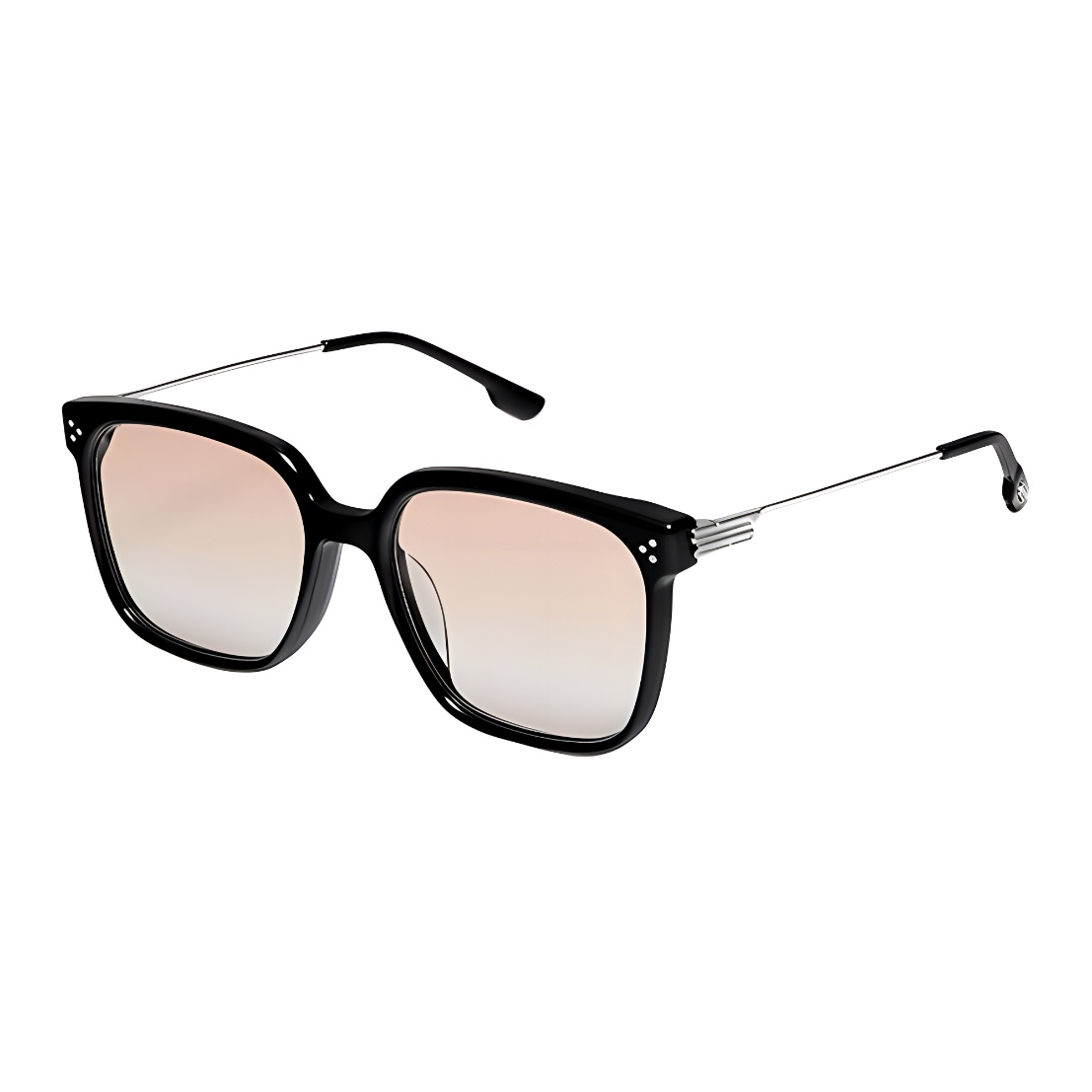 GENTLE MONSTER Black Irregular Sunglasses Unisex with Logo Detail. VENE-01(RG