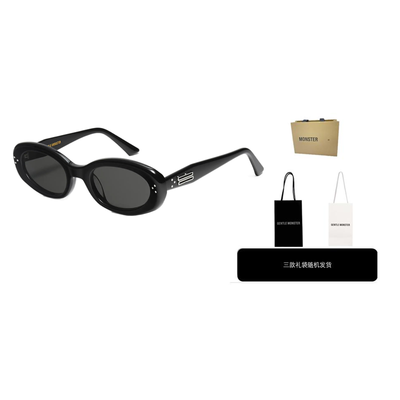 GENTLE MONSTER Black Oval Sunglasses Unisex Fashion Couple Style JULY-01 圖 5