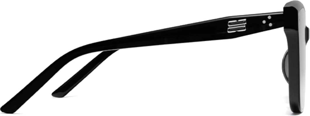 Gentle Monster 黑色方框太陽眼鏡 男女通用 內側字母細節設計 DEAR-01 Shop Gentle Monster 黑色方框太陽眼鏡 男女通用 內側字母細節設計 DEAR-01