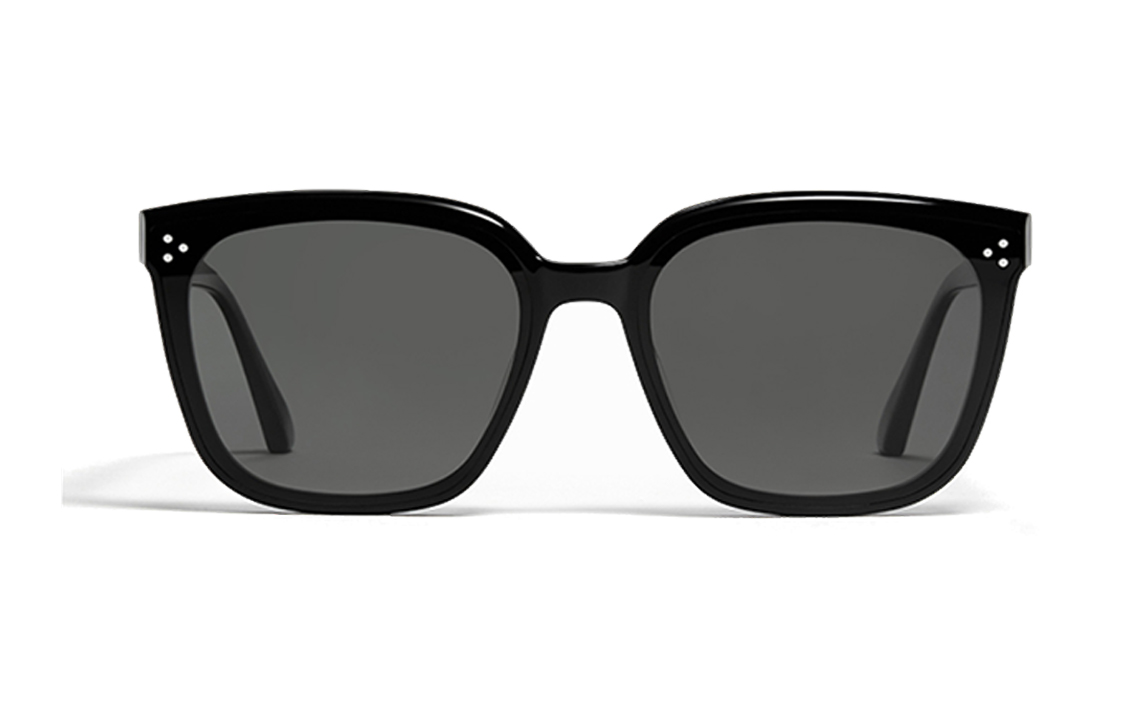 Lookbook GENTLE MONSTER 黑色方形防紫外线太阳镜 男女通用休闲款 PALETTE -01