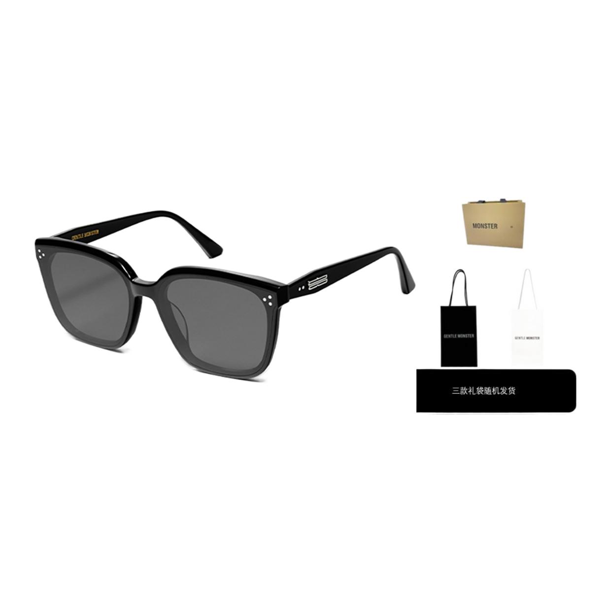 Purchase GENTLE MONSTER 黑色方形防紫外线太阳镜 男女通用休闲款 PALETTE -01
