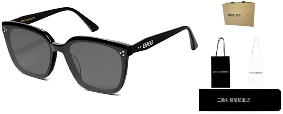 GENTLE MONSTER 黑色方形防紫外线太阳镜 男女通用休闲款 PALETTE -01 Purchase GENTLE MONSTER 黑色方形防紫外线太阳镜 男女通用休闲款 PALETTE -01