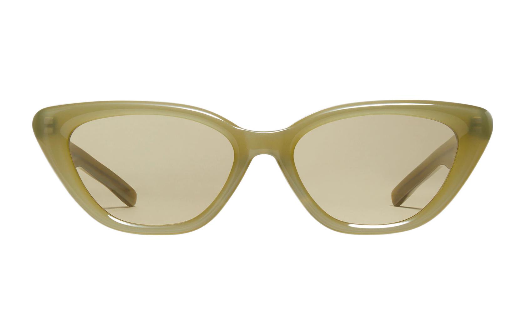 Gentle Monster Bold Series Cat Eye Sunglasses Beige Unisex UV Protection Fashionable Sound Net KC5 圖 3