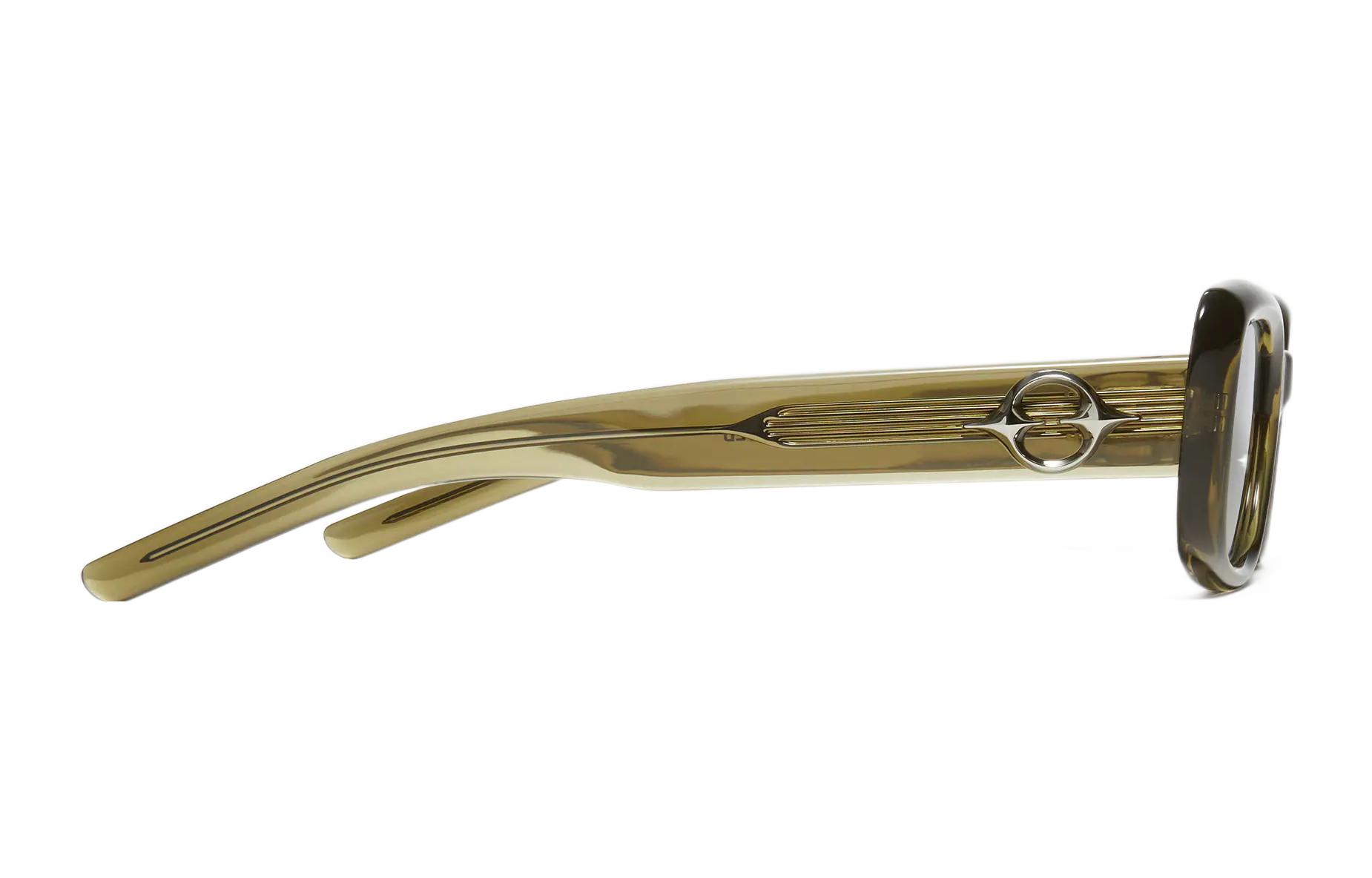 Gentle Monster Bold Series Rectangular Sunglasses Khaki Unisex UV Protection Fashion The Bell KC1 圖 4