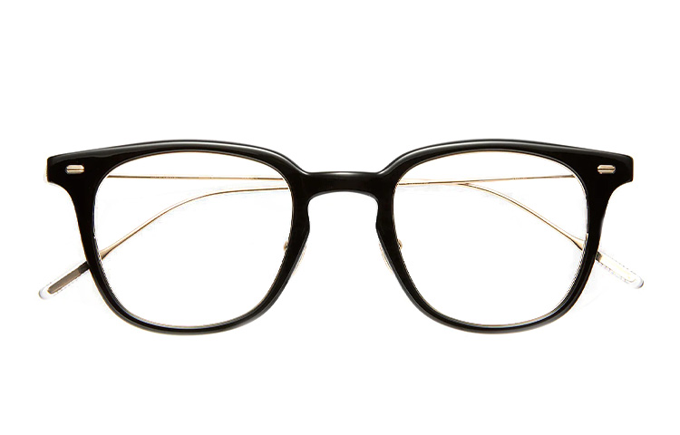 GENTLE MONSTER Booster Black Oval Titanium Eyeglasses Unisex Prescription-Ready BOOSTER-01