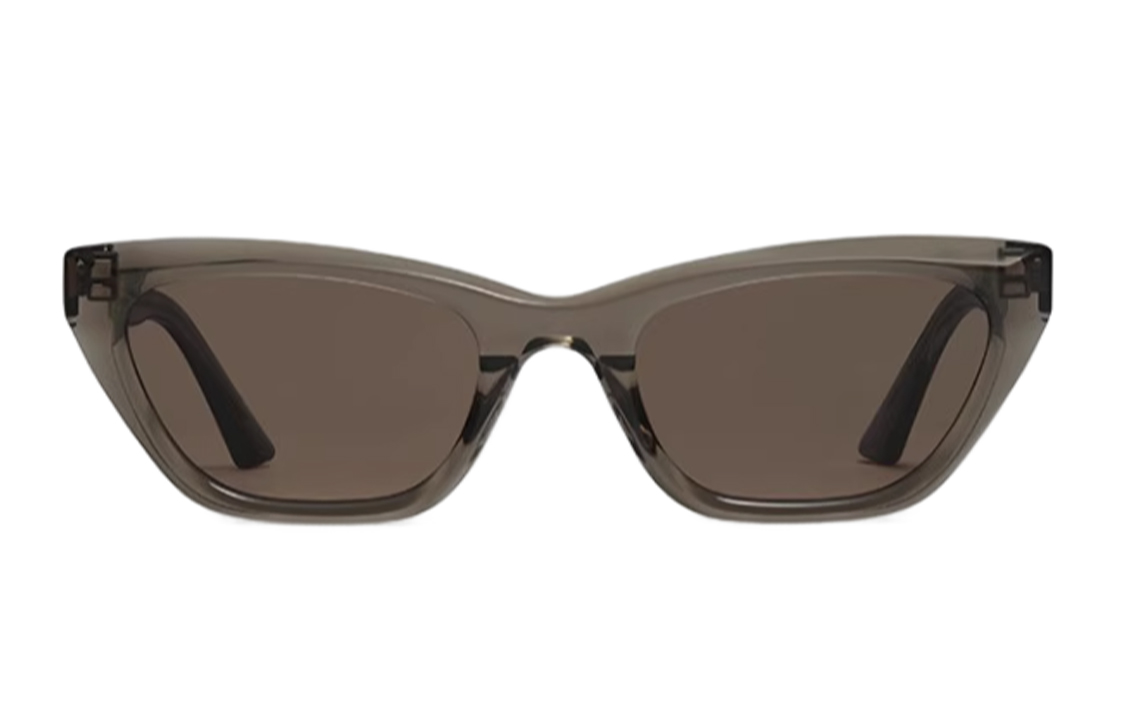 Gentle Monster Brown Irregular Frame Metal Logo Unisex Sunglasses OBOE-BRC8 圖 3