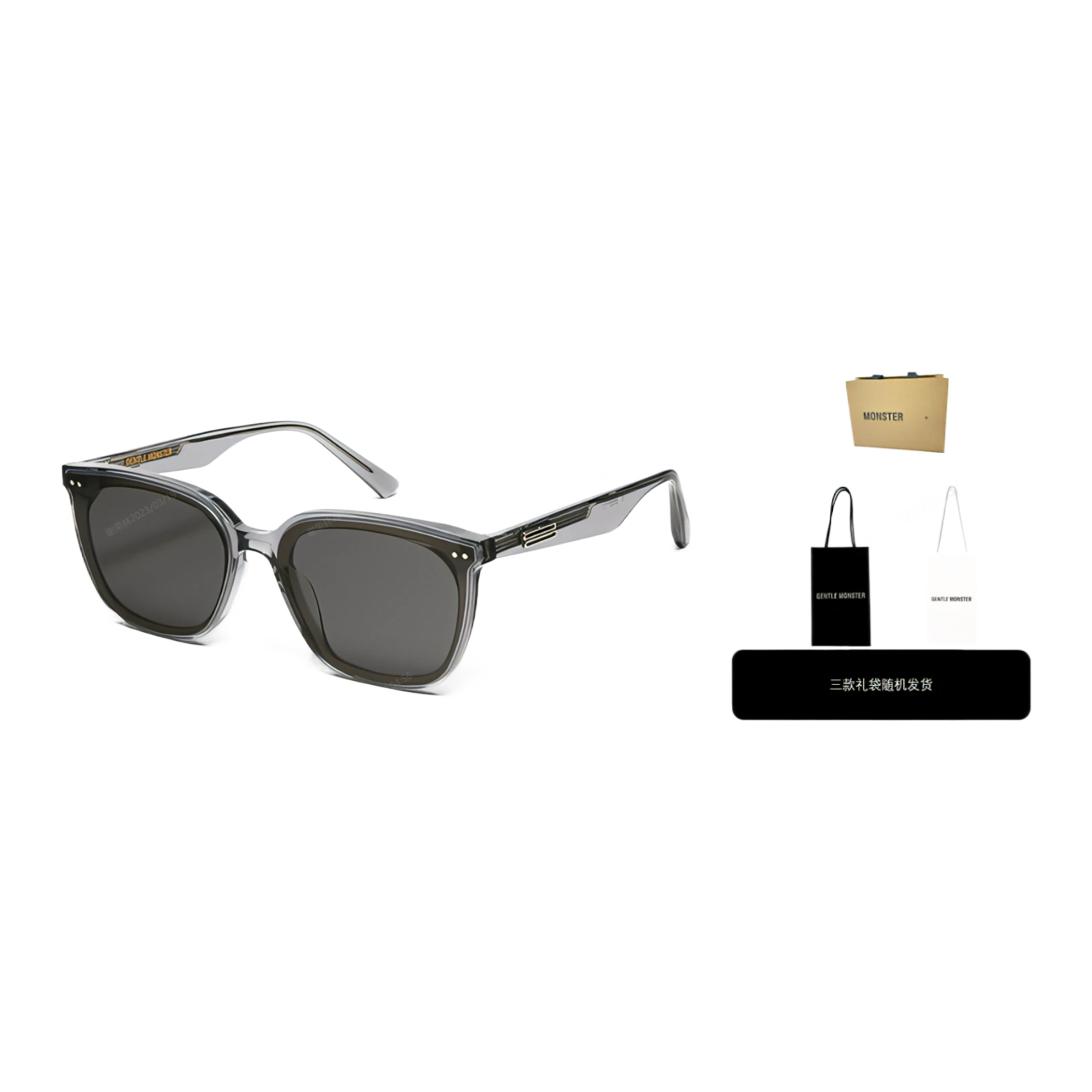 Gentle Monster Casual Square Sunglasses Unisex UV Protection Grey. Heizer-G1