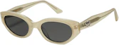 Order GENTLE MONSTER Cermin Mata Cat-Eye Coklat UV Uniseks Gaya Fesyen. Rococo IC1