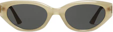 Lookbook GENTLE MONSTER Cermin Mata Cat-Eye Coklat UV Uniseks Gaya Fesyen. Rococo IC1