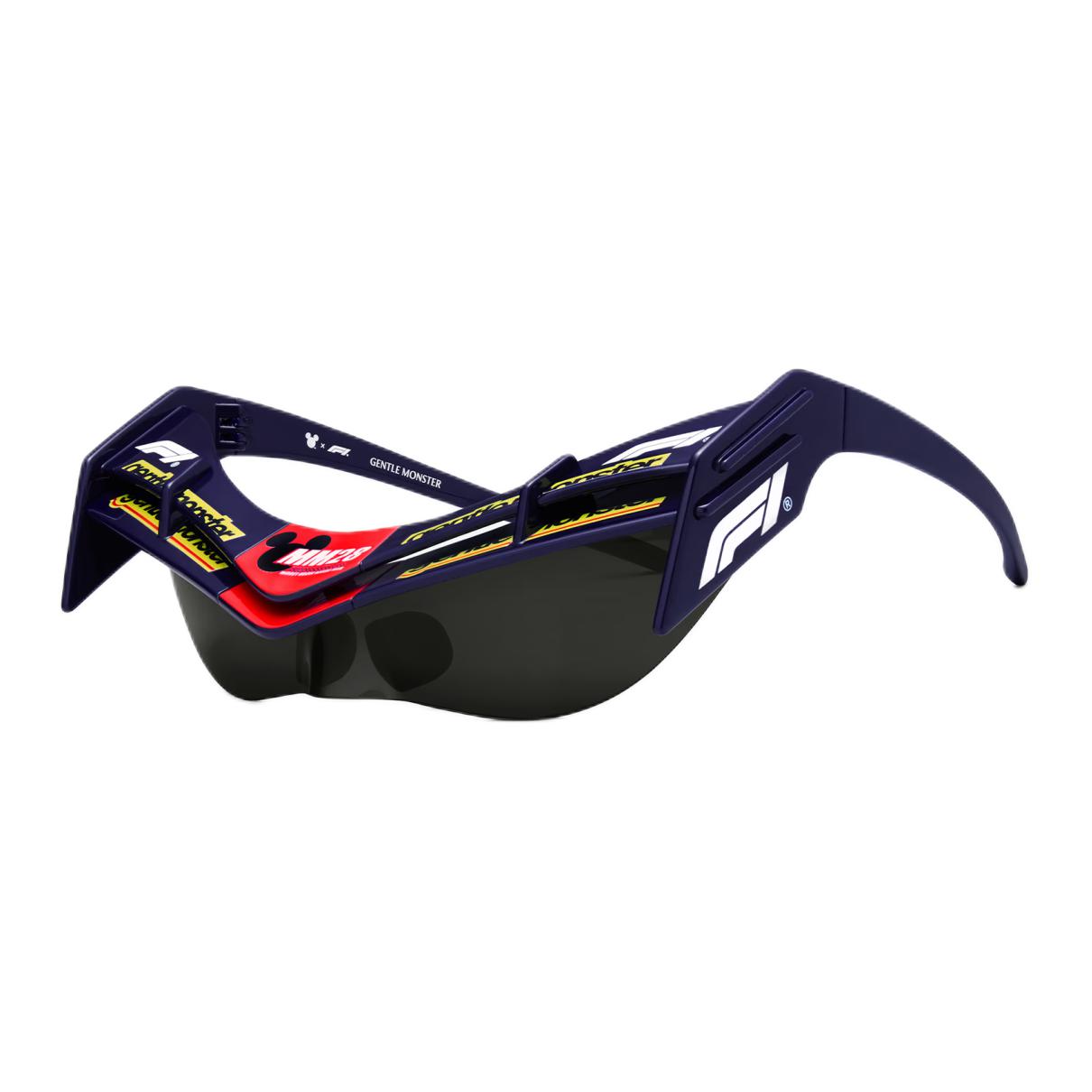 GENTLE MONSTER Disney x F1® Nylon Irregular Sunglasses Blue/Black Unisex Disney F1® - Wing 4 N8