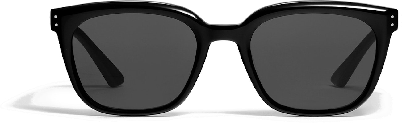 ジェントルモンスター UVカット サングラス ユニセックス 黒 長方形フレーム. KUN - 0004 01 Lookbook ジェントルモンスター UVカット サングラス ユニセックス 黒 長方形フレーム. KUN - 0004 01