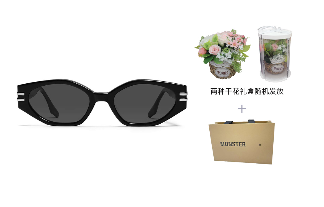GENTLE MONSTER Ghost01 Full-Frame Black Butterfly Sunglasses Unisex Ghost-01 圖 5