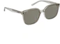 Shop GENTLE MONSTER Gray Butterfly Sunglasses Unisex Couple Style with Logo Temples. by-brc11