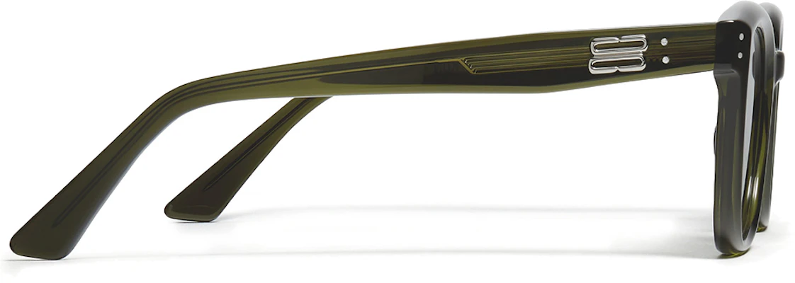 Gentle Monster Green Irregular Full-Frame Sunglasses Unisex UV Protection. KUN - 0004 KC2 Shop Gentle Monster Green Irregular Full-Frame Sunglasses Unisex UV Protection. KUN - 0004 KC2