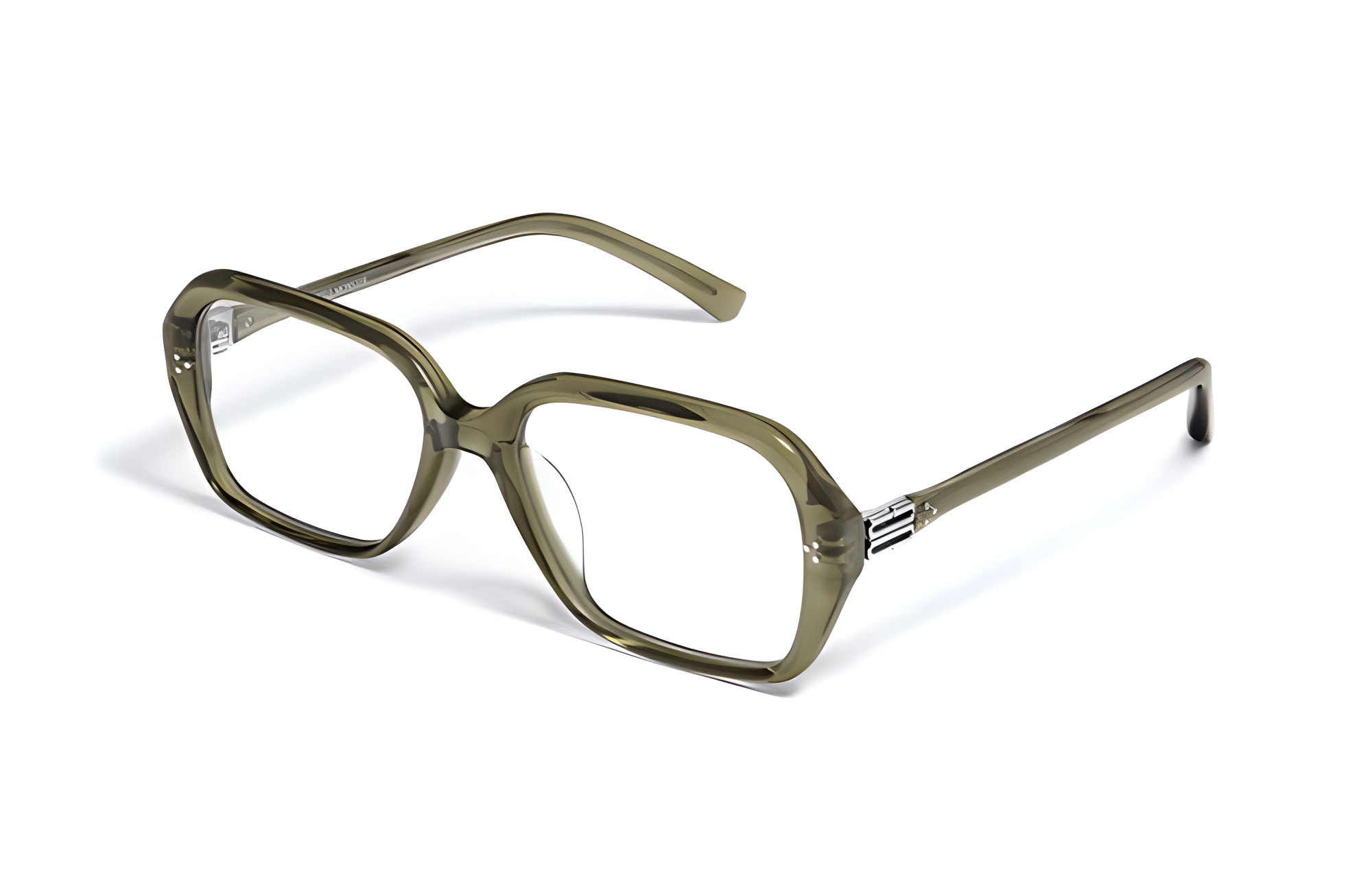 Gentle Monster Green Irregular Optical Frame Unisex Classic Temple Design. BECA-KC1