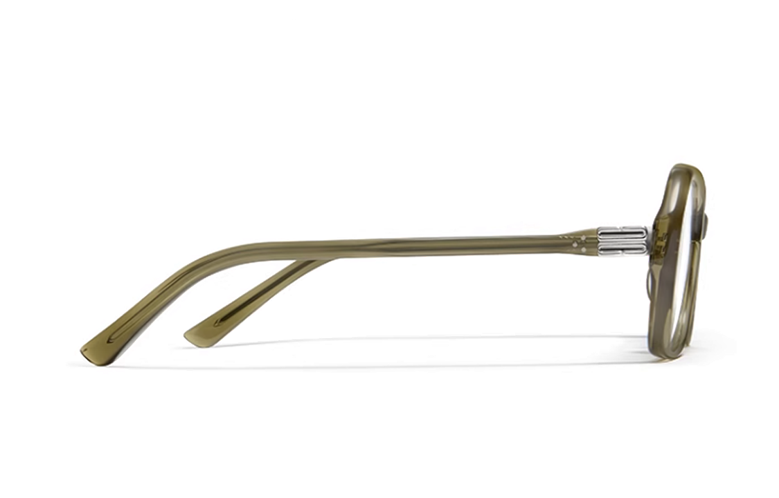 Shop Gentle Monster Green Irregular Optical Frame Unisex Classic Temple Design. BECA-KC1