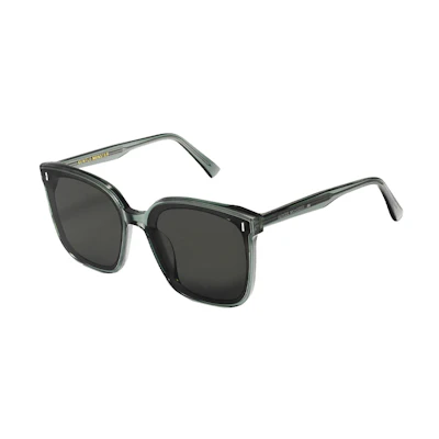 Gentle Monster Grey Green Square Acetate UV Protection Sunglasses Unisex. FRIDA-G3
