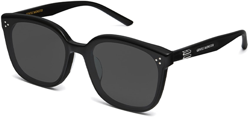 GENTLE MONSTER 不規則黑色太陽眼鏡 情侶款 男女適用 帶有品牌標誌鏡臂 BY01 Order GENTLE MONSTER 不規則黑色太陽眼鏡 情侶款 男女適用 帶有品牌標誌鏡臂 BY01