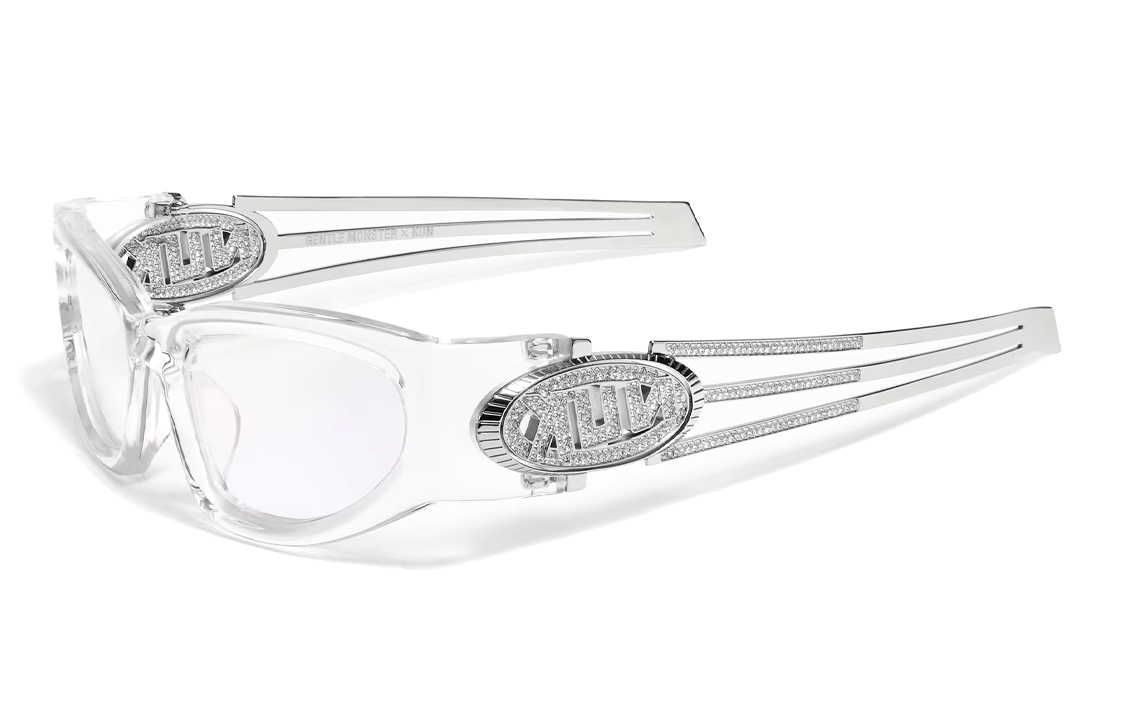 GENTLE MONSTER Irregular Metal Optical Glasses Unisex with Logo Design. KUN - 0001 C1 圖 2