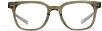 Lookbook ジェントルモンスター イレギュラーフレーム オリーブグリーン ユニセックス眼鏡 EVAN-KC1
