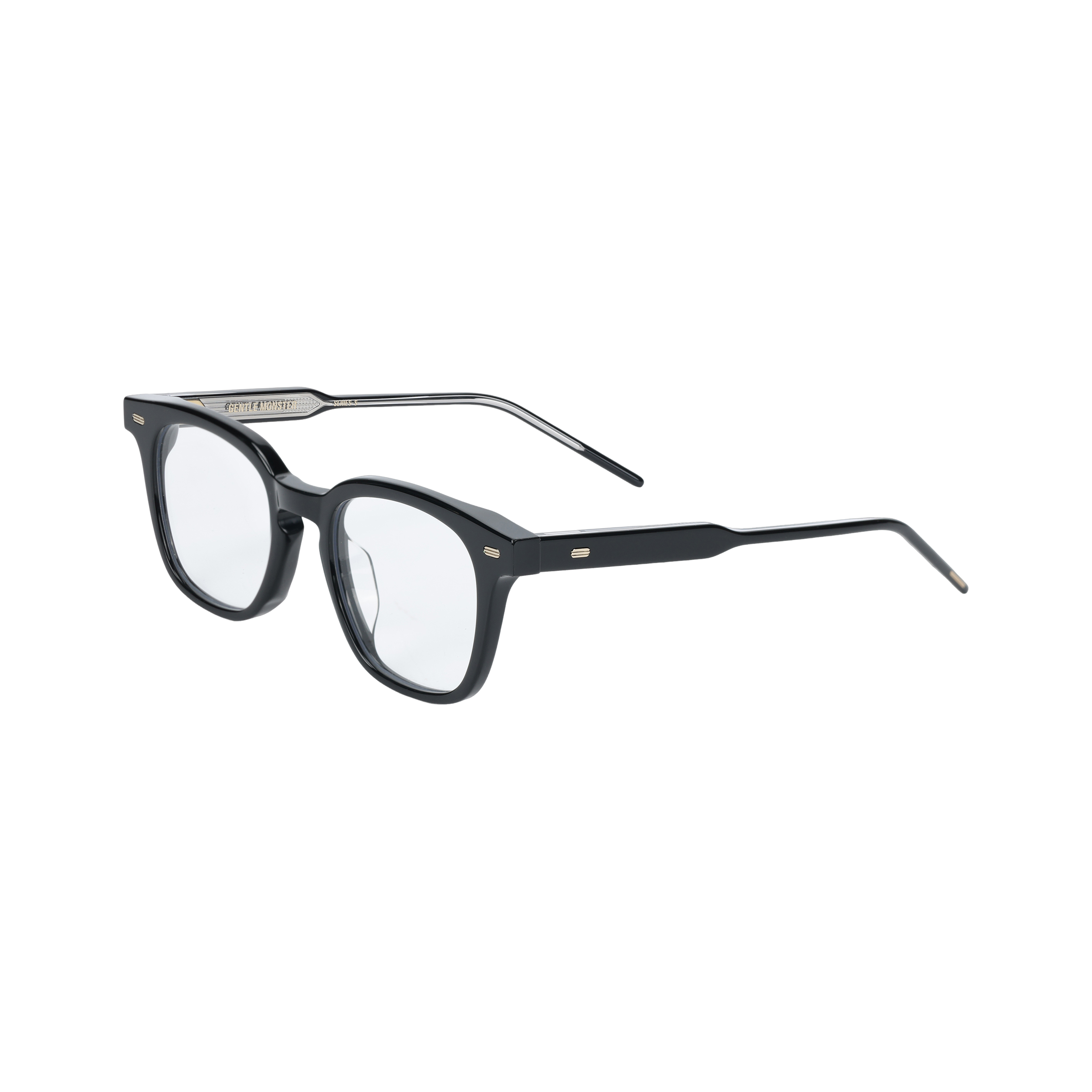 GENTLE MONSTER KUBO Black Square Optical Glasses Frame Unisex Eyewear KUBO-01