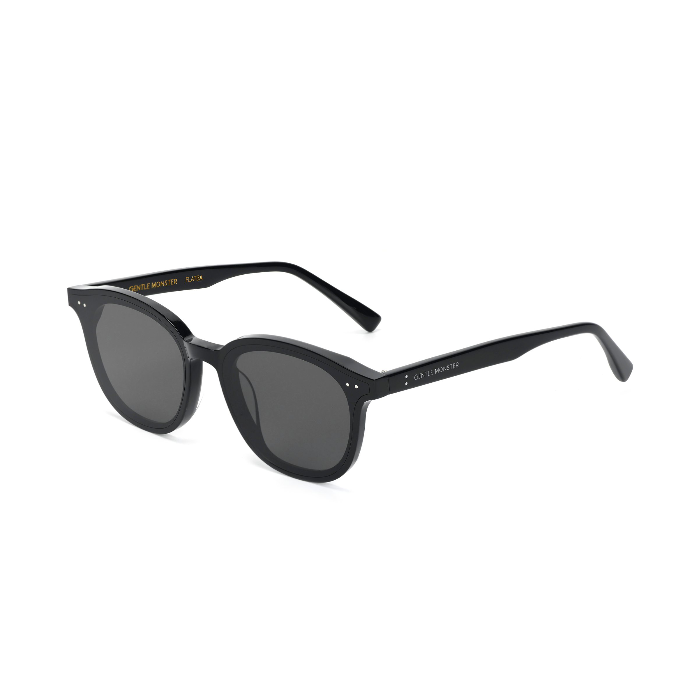 GENTLE MONSTER Lang-01 Round Sunglasses Black Unisex Elegant Comfort Design LANG-01