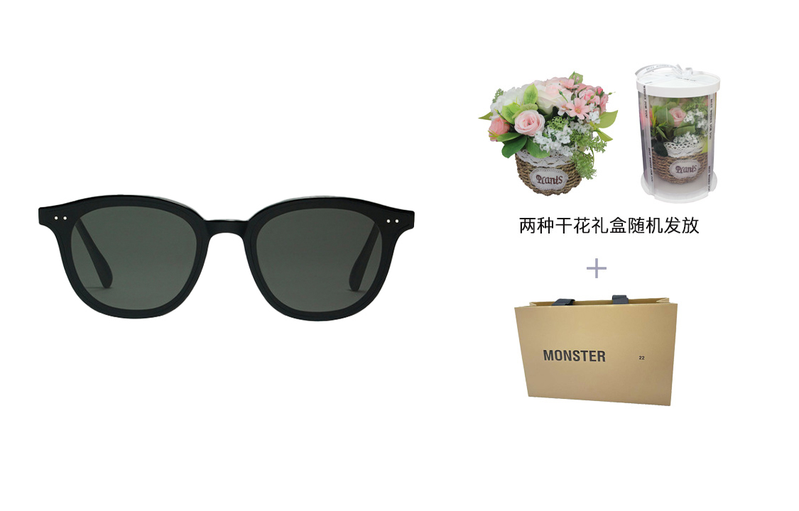 GENTLE MONSTER Lang-01 Round Sunglasses Black Unisex Elegant Comfort Design LANG-01 圖 5
