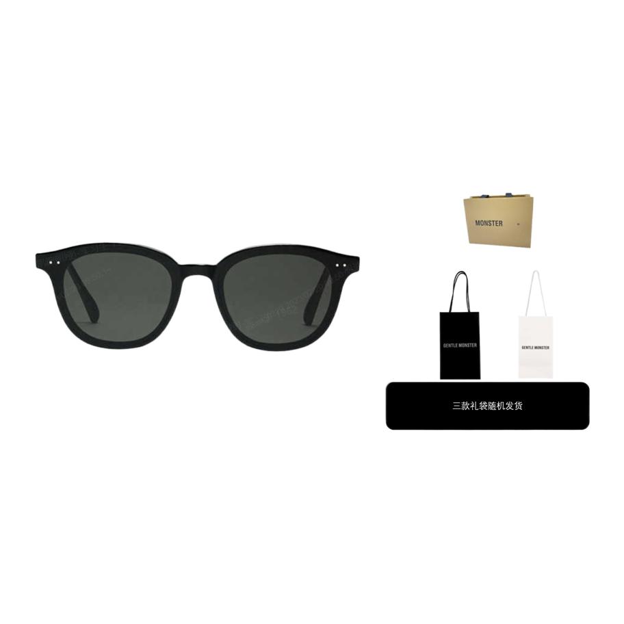 GENTLE MONSTER Lang-01 Round Sunglasses Black Unisex Elegant Comfort Design LANG-01 圖 6