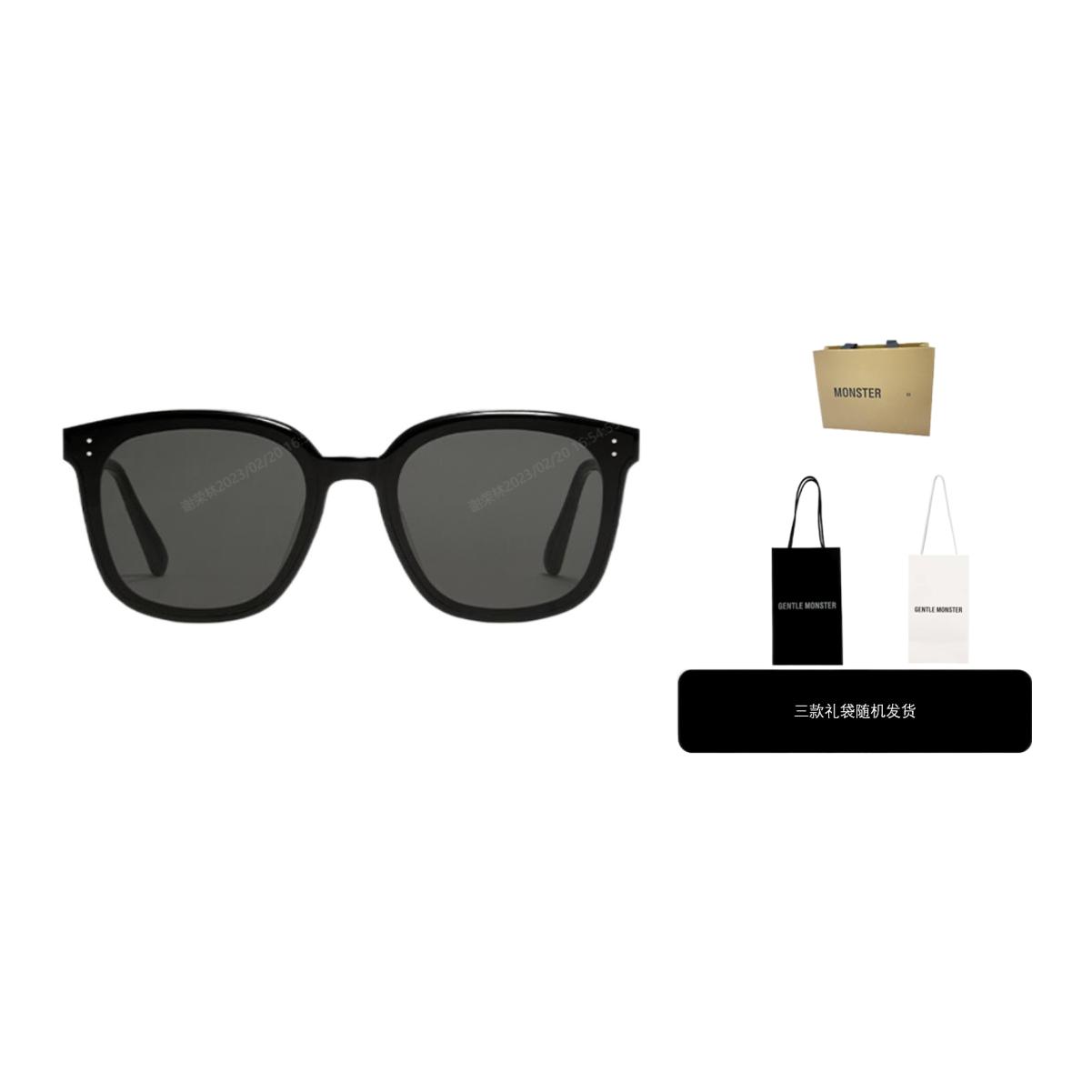 GENTLE MONSTER LIBE Black Sunglasses Unisex UV Protection Square Frame LIBE-01 圖 6
