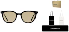 Details for GENTLE MONSTER Lilit 01 Square Sunglasses UV Protection Unisex Acetate Design Lilit-01-BR