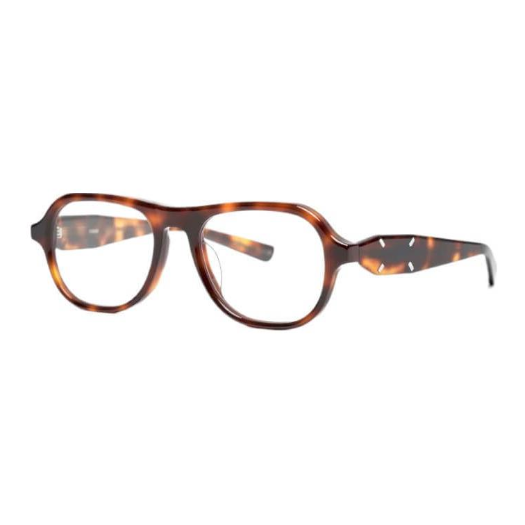 GENTLE MONSTER Logo Acetate Irregular Optical Frame Men Tortoise Shell. 104917283