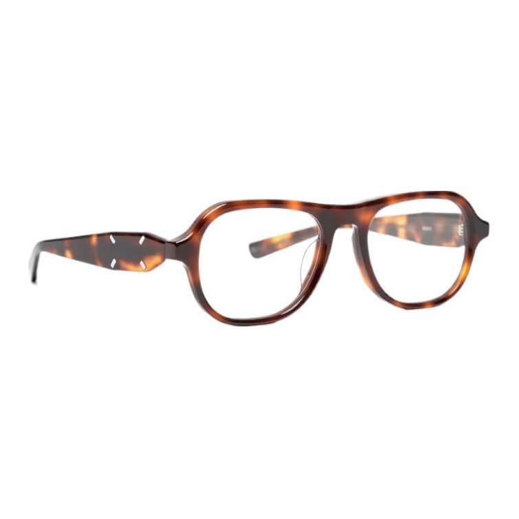 GENTLE MONSTER Logo Acetate Irregular Optical Frame Men Tortoise Shell. 104917283 圖 4