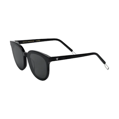 GENTLE MONSTER Mamars-01 Black Round Sunglasses Unisex UV Protection. MAMARS01
