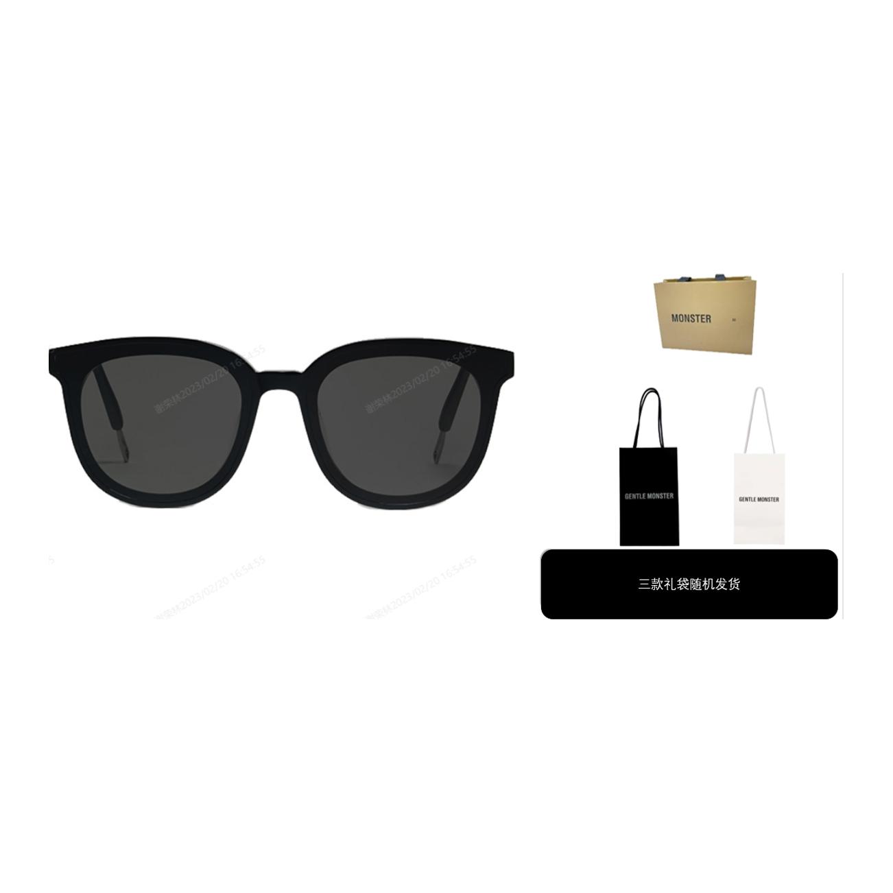 GENTLE MONSTER Mamars-01 Black Round Sunglasses Unisex UV Protection. MAMARS01 圖 2