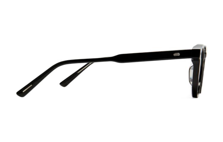 Shop GENTLE MONSTER MILANA01 Black Round Optical Glasses Unisex Frame Couples款 Milan A 01