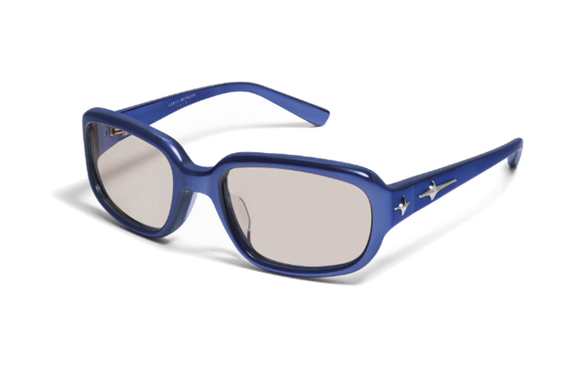 GENTLE MONSTER Noizer Bold Series Unisex Blue Irregular Sunglasses. Noizer-N5