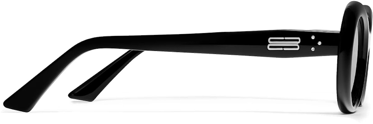 ジェントルモンスター オーバルブラック UVカット サングラス ユニセックス カップル用 KUN - 0003 01 Shop ジェントルモンスター オーバルブラック UVカット サングラス ユニセックス カップル用 KUN - 0003 01