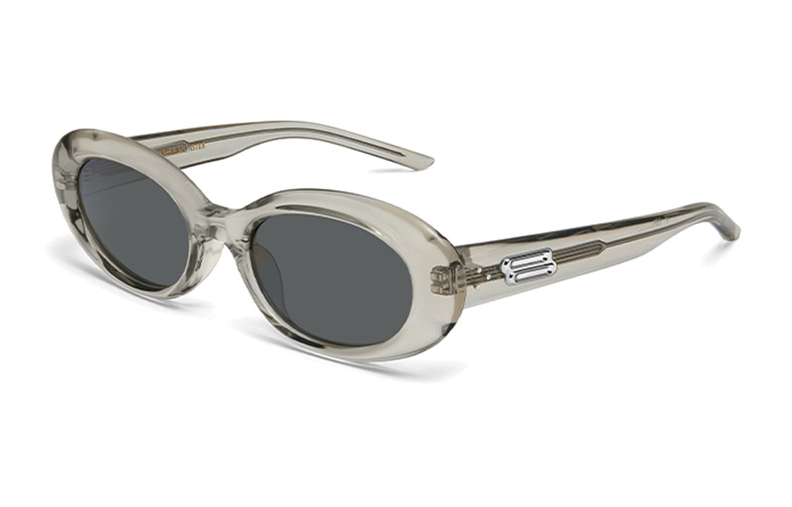 GENTLE MONSTER Oval Grey Sunglasses Unisex Minimalist Design Couples Style MOLTA-BRC11