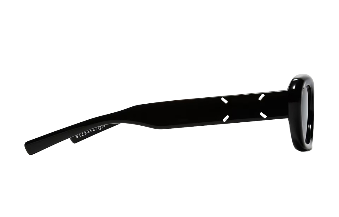 Shop GENTLE MONSTER椭圆形太阳镜经典时尚潮流情侣款式男女通用 MM004 01