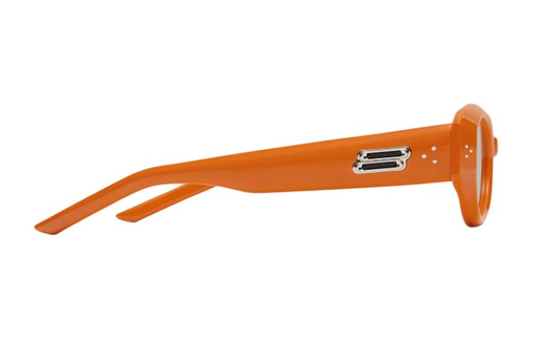 Gentle Monster Oval Sunglasses Orange Unisex Couple Style with Decorative Temples VOID-OR3 圖 4