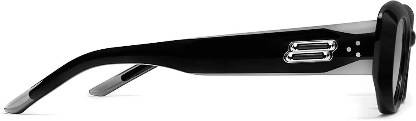 Gentle Monster Kaca Mata Hitam Oval Unisex Rekaan Minimalis ROW-01 Shop Gentle Monster Kaca Mata Hitam Oval Unisex Rekaan Minimalis ROW-01