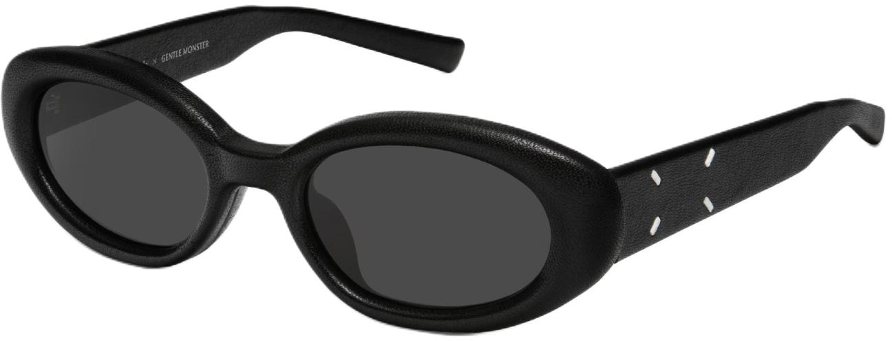 gentle-monster-oval-sunglasses-unisex-with-white-stitch-detail-and-leather-frame-mm-107-leather-l01